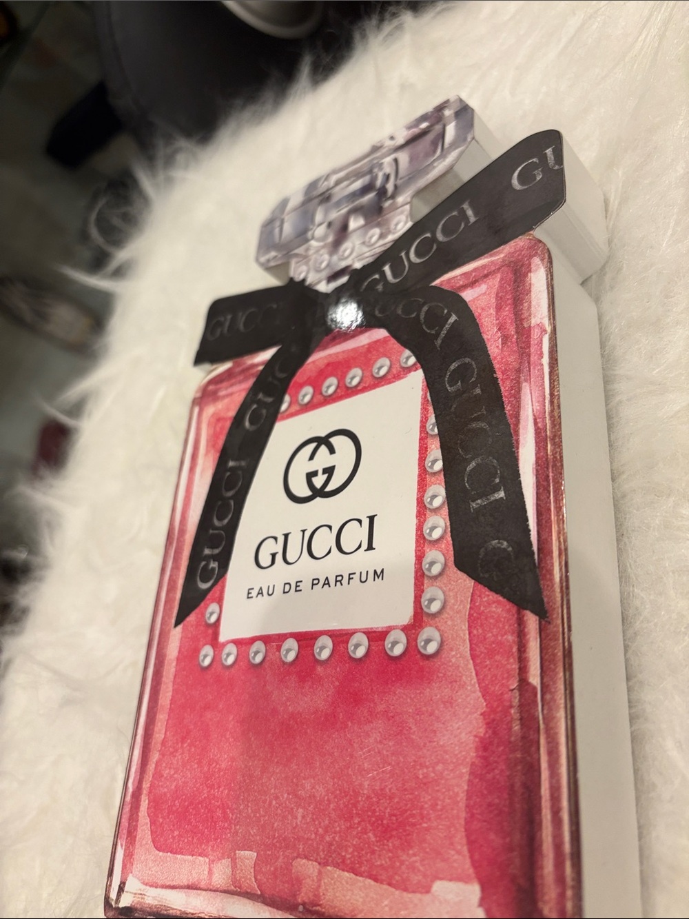 New Gucci 3D Wood Perfume Bottle Decor Ornament - Picture 3 of 5